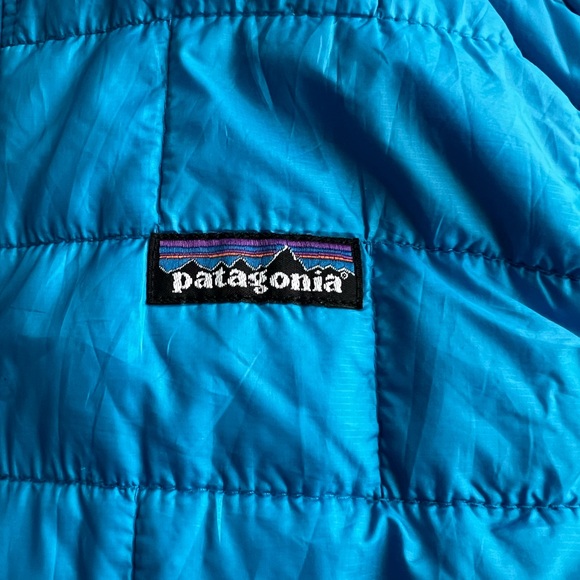 Patagonia Puffer Ultralight Quilted Vibrant Blue Size Small - Picture 4 of 7